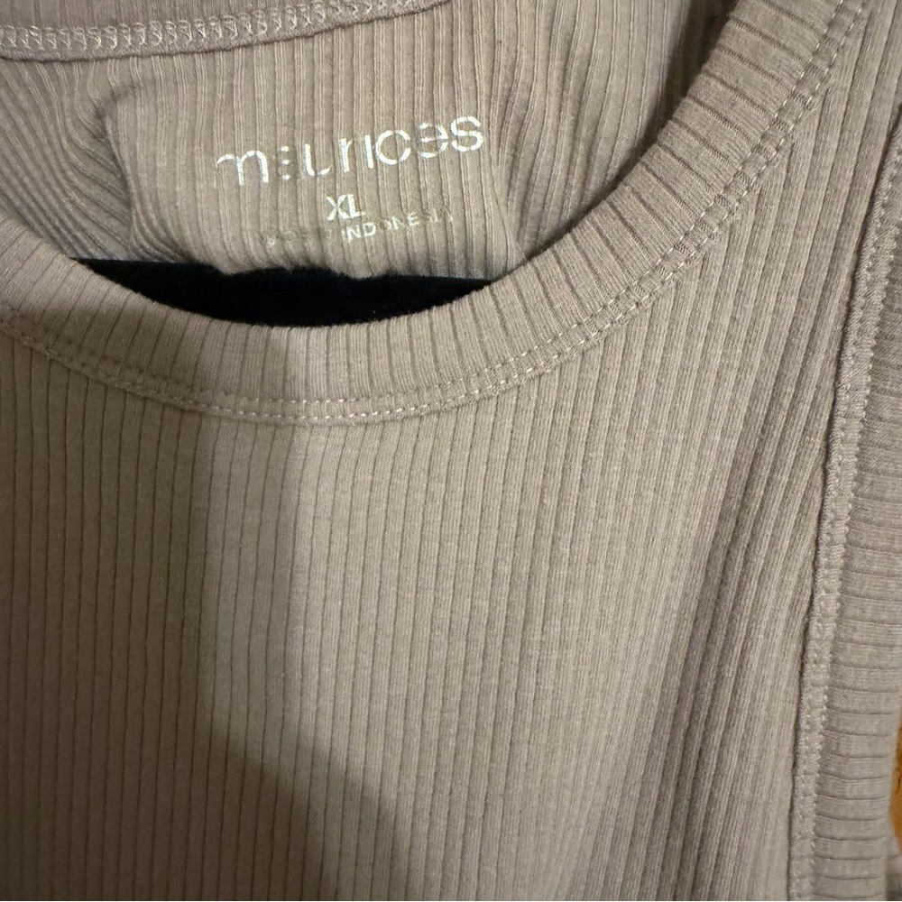 Maurices Taupe Ribbed Tank Top - Picture 2 of 3